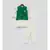 Green Mirror Embroidery Jacket with Cotton Silk Kurta and Pant