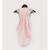 Peach Foil Georgette Dhoti Jumpsuit with Blue Velvet Jacket