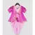Pink Dhoti Jumpsuit with Pink Georgette Jacket