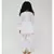 White Peplum Kurti and Dhoti