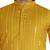 mustard yellow mirror work embroidered uppada silk kurta-pajama