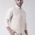 Beige plain cotton mens-casual-shirts