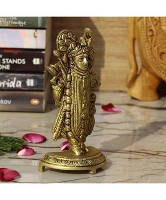 Vintage Gulley Brass Shrinath ji Idol 3