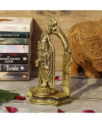 Vintage Gulley Brass Tirupati Balaji Idol  Standard 3