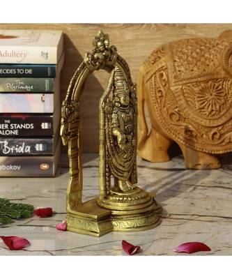 Vintage Gulley Brass Tirupati Balaji Idol  Standard 4