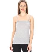 Grey Adusjustable  Cotton Camisole Strap Sphagetti for Women Girls Top Camisol