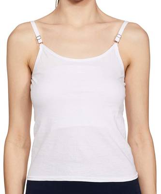 white  Adusjustable  Cotton Camisole Strap Sphagetti for Women Girls Top Camisol 1