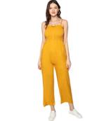 Yellow Solid Rayon Jumpsuit Girls Jumpsuit Jumpsuit for women Dress Suit Jump Suit