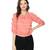 Peach  Poly Crepe Top for Girls Top for women Girls Top women Top Party wear Top