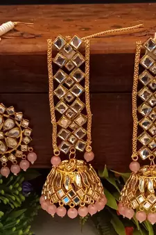 Pink earrings