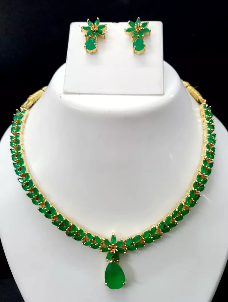 Green necklaces