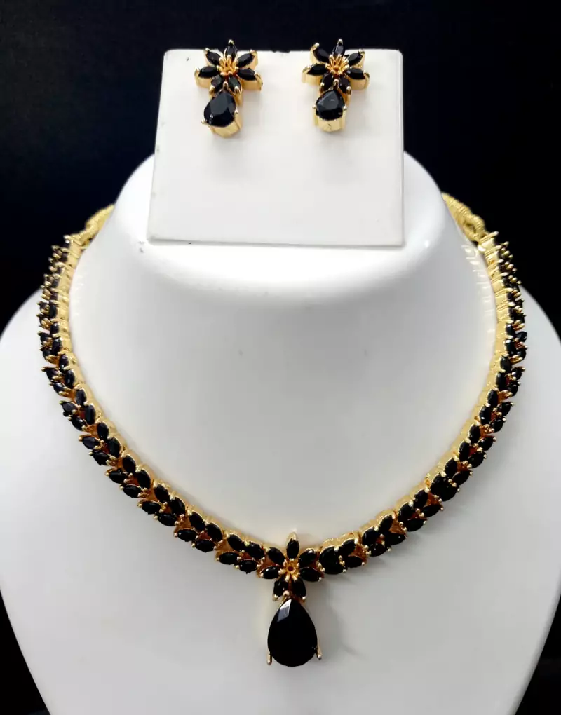 Black necklaces