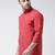 Red Cotton full Sleeve  half sleeve Kurta