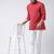 Red Cotton full Sleeve  half sleeve Kurta