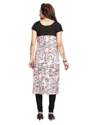 Pink printed cotton ethnic-kurtis 4