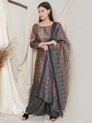 Green digital print pure silk salwar 2