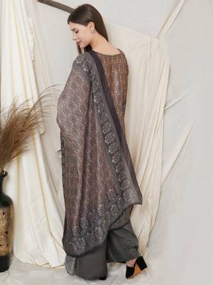 Green digital print pure silk salwar 3
