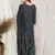 Teal embroidered chiffon salwar