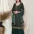 Green embroidered chiffon salwar