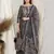 Green digital print pure silk salwar