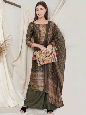 Black digital print pure silk salwar 2