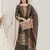 Black digital print pure silk salwar