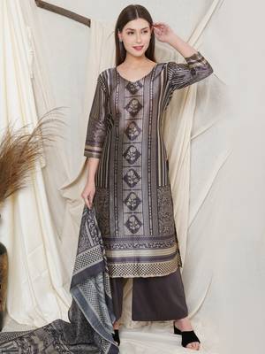 Black digital print pure silk salwar 1