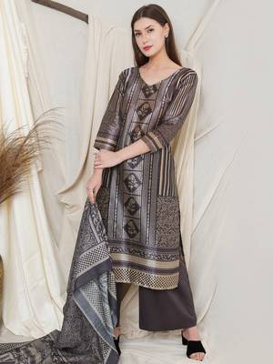 Black digital print pure silk salwar 2