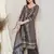 Black digital print pure silk salwar