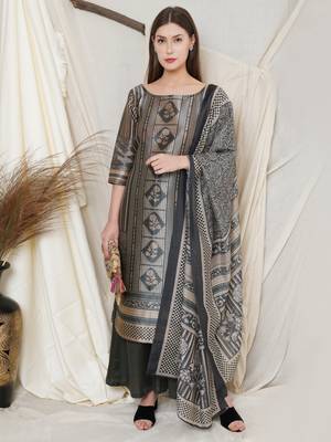 Green digital print pure silk salwar 1