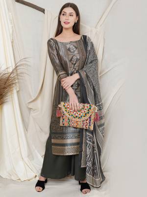 Green digital print pure silk salwar 2
