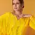 Phenomenal Light yellow Decorated with Mirror Faux Georgette Palazzo Salwar Suit
