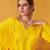 Phenomenal Light yellow Decorated with Mirror Faux Georgette Palazzo Salwar Suit