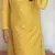 Phenomenal Light yellow Decorated with Mirror Faux Georgette Palazzo Salwar Suit