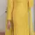 Phenomenal Light yellow Decorated with Mirror Faux Georgette Palazzo Salwar Suit