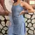 Sparkling Cloudy Grey Georgette Stylish Festive Wear Sharara Suit