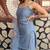 Sparkling Cloudy Grey Georgette Stylish Festive Wear Sharara Suit