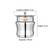 Stainless Steel Ghee Pot Oil Pot  Ghee Storage Container with Lid and Spoon  Capcity 350ml  (Dia 8.5cm  H 9cm)
