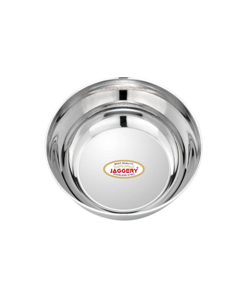 Stainless Steel Heavy Mirror Finish Bowl Vati  Pack of 12 Capacity 350ml (Dia 12cm H 5cm) (Extra Large for Soup)