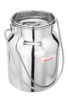 Stainless Steel Jointless Milk Can ( Capacity  1000ml ) Milk Pot  Container with Handle