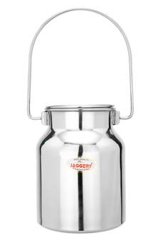 Stainless Steel Jointless Milk Can ( Capacity  1500ml ) Milk Pot  Container with Handle