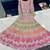 Pink Zari Resham Floor Length Ceremonial Churidar Suit