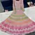Pink Zari Resham Floor Length Ceremonial Churidar Suit