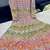 Pink Zari Resham Floor Length Ceremonial Churidar Suit