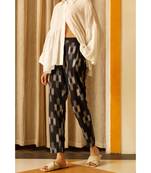 Fabnest handloom cotton black straight pants