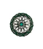 Silver Oxidized Kundan Meenakari Work Designer Adjustable Finger Ring for Women 