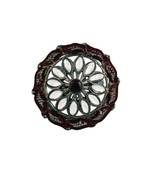 Silver Oxidized Kundan Meenakari Work Designer Adjustable Finger Ring for Women 