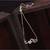 Rose Gold Plated Cubic Zirconia Adjustable Bracelet Jewellery with Pull-Chain for Women & Girls (ADB167RG)