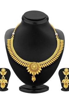 Traditional Choker Necklace Jewellery Set For Women Girls (MC064)