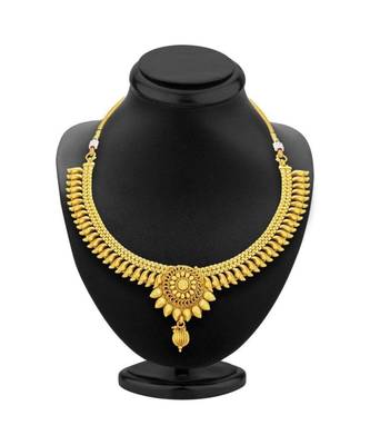 Traditional Choker Necklace Jewellery Set For Women Girls  3
